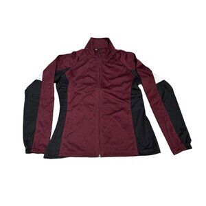 Augusta S Ladies Tour De Force Jacket Maroon/Black/White 7724 Sz‎ Small